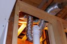 Vent for plumbing and vent for air fan